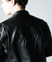 JACKROSE | 【THE ROLLING STONES×JACKROSE】 COW LEATHER SEMI DOUBLE STAND RIDERS(ライダースジャケット)