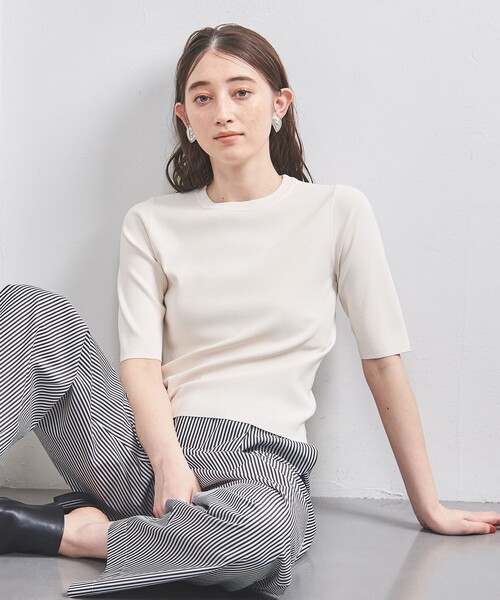 COMFY コンパクト クルーネック ニットの1枚目の写真