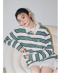 LILY BROWN | 【Dickies×LILYBROWN】マルチボーダーオーバーフィットロンT(Tシャツ/カットソー)