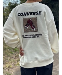 CONVERSE | 【CONVERSE】サガラ刺繍 クルーネックスウェット(スウェット)