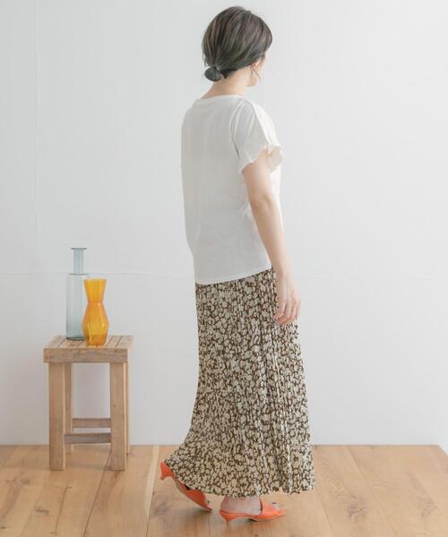 ITEMS URBANRESEARCH(アイテムズ アーバンリサーチ)の「ガラプリーツスカート(スカート・レディース・ブラック/ブラウン/カーキ・FREE)」の9枚目の写真