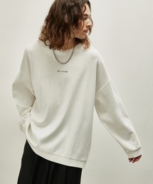JUNRED | 2point long sleeve wide pullover / 2ポイントロングスリーブワイドプルオーバー(Tシャツ/カットソー)