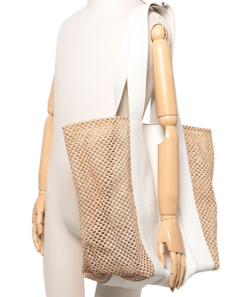 BY MALENE BIRGER(バイマレーネビルガー)の「BY MALENE BIRGER / DENILA(レザーナイロントートバッグ)(トートバッグ・レディース・ホワイト・FREE)」の5枚目の写真