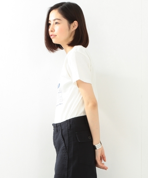 BEAMS BOY(ビームスボーイ)の「SCREEN STARS / THANK YOU 刺繍Tシャツ(Tシャツ/カットソー・レディース・ホワイト/グレー/ブルー・ONE SIZE)」の16枚目の写真