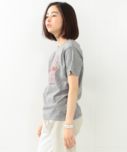 BEAMS BOY(ビームスボーイ)の「SCREEN STARS / THANK YOU 刺繍Tシャツ(Tシャツ/カットソー・レディース・ホワイト/グレー/ブルー・ONE SIZE)」の20枚目の写真