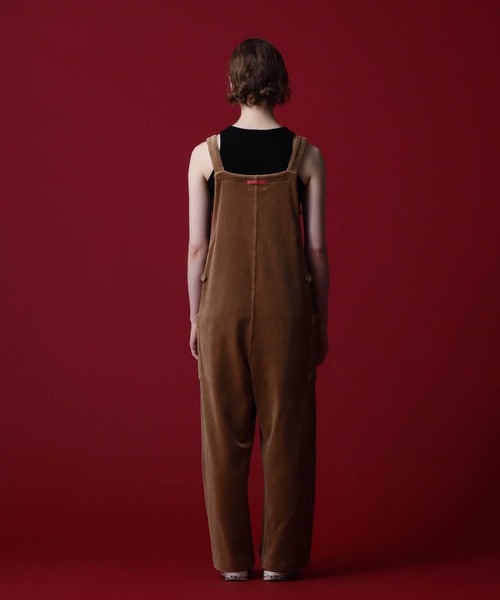 AVIREX(アヴィレックス)の「《COLLECTION》L-VELOR OVERALL/ ベロア オーバーオール(サロペット/オーバーオール・レディース・ブラック/カーキ/オレンジ・FREE)」の12枚目の写真