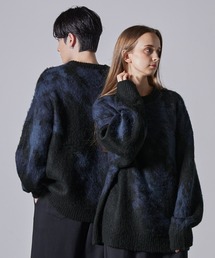 CLEL | 【CLEL】Mohair Blend Shaggy Design Knit/モヘアブレンド シャギーデザインニット(ニット/セーター)