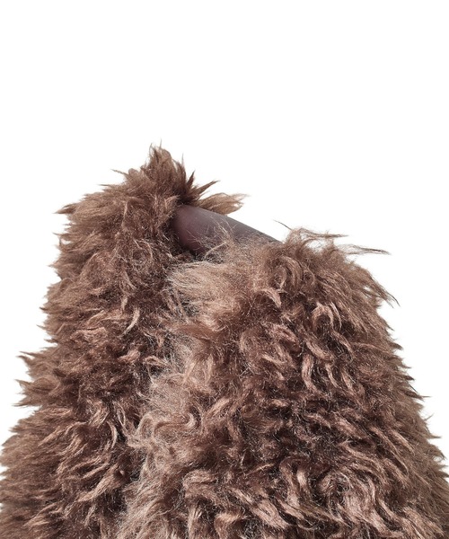 LE VERNIS(ル・ベルニ)の「(LE VERNIS)FAKE FUR BIG BAG(ショルダーバッグ・レディース・ブラウン/ライトグレー・ONE SIZE)」の10枚目の写真