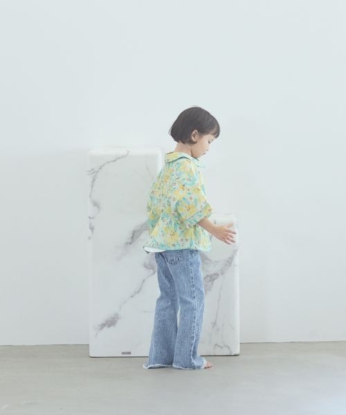 LOWRYS FARM(ローリーズファーム)の「デニムフレアパンツ 904952(デニムパンツ・キッズ・ワンウォッシュ/ケミカルウォッシュ・110cm/120cm/130cm/140cm/150cm)」の19枚目の写真