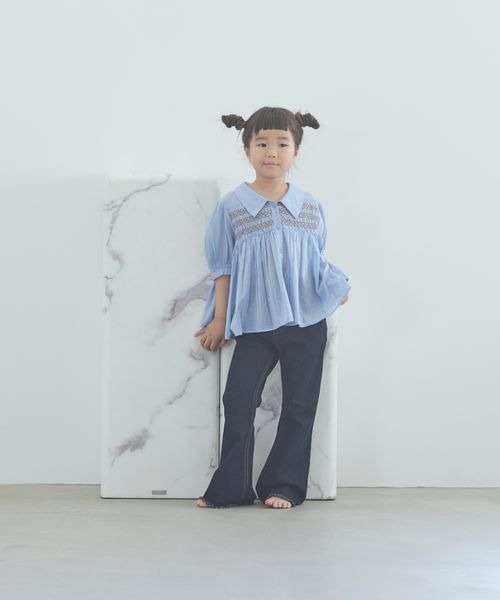 LOWRYS FARM(ローリーズファーム)の「デニムフレアパンツ 904952(デニムパンツ・キッズ・ワンウォッシュ/ケミカルウォッシュ・110cm/120cm/130cm/140cm/150cm)」の22枚目の写真