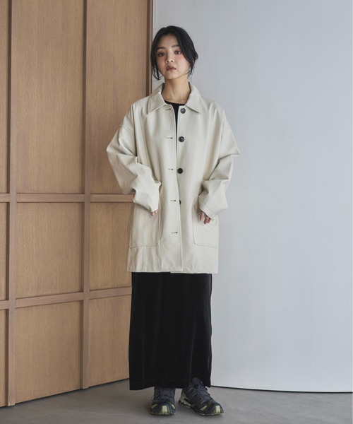 feepur(フェピュール)の「【TALL/2Tサイズあり】ベロアロングワンピース(ワンピース・レディース・グレー/ブラック/ブラウン・TALL/2T/MEDIUM/SMALL)」の18枚目の写真