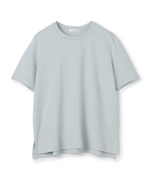 TOMORROWLAND collection(トゥモローランドコレクション)の「スーピマコットンジャージー クルーネックプルオーバー(Tシャツ/カットソー・レディース・ホワイト/チャコールグレー/イエロー/ライトピンク/ブルー/ネイビー/ブラウン/ライトベージュ/ブラック/ライトブラウン・S)」の8枚目の写真