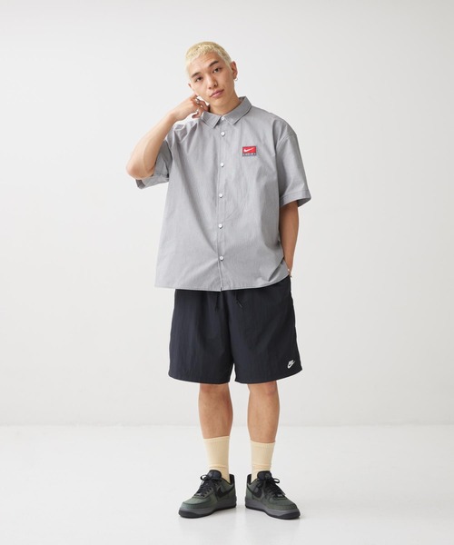 NIKE(ナイキ)の「ナイキ ライフ メンズ ショートスリーブ ボタンダウン トップス / Nike Life Men's Short-Sleeve Button-Down Top IF0927-060 Anthracite(シャツ/ブラウス・メンズ・スミクロ・2XL/L/M/S/XL)」の4枚目の写真