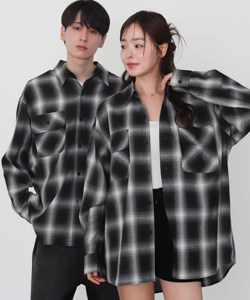 WEGO(ウィゴー)の「WEGO/【26年春新作】オンブレチェックシャツ(シャツ/ブラウス・メンズ・その他5/その他2/その他4/その他1/その他6/その他3・MEDIUM/LARGE/SMALL)」の1枚目の写真