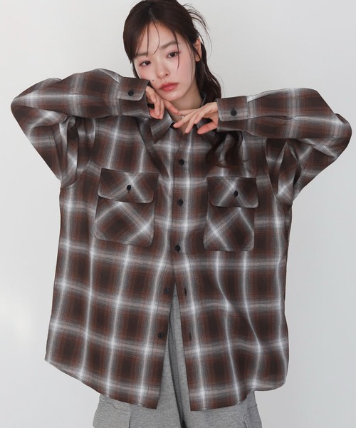 WEGO(ウィゴー)の「WEGO/【26年春新作】オンブレチェックシャツ(シャツ/ブラウス・メンズ・その他5/その他2/その他4/その他1/その他6/その他3・MEDIUM/LARGE/SMALL)」の4枚目の写真