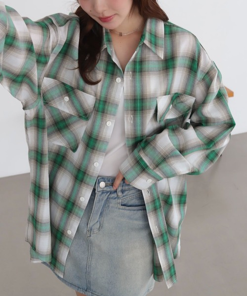 WEGO(ウィゴー)の「WEGO/【26年春新作】オンブレチェックシャツ(シャツ/ブラウス・メンズ・その他5/その他2/その他4/その他1/その他6/その他3・MEDIUM/LARGE/SMALL)」の6枚目の写真