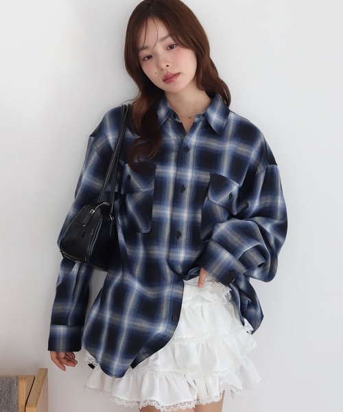 WEGO(ウィゴー)の「WEGO/【26年春新作】オンブレチェックシャツ(シャツ/ブラウス・メンズ・その他5/その他2/その他4/その他1/その他6/その他3・MEDIUM/LARGE/SMALL)」の16枚目の写真