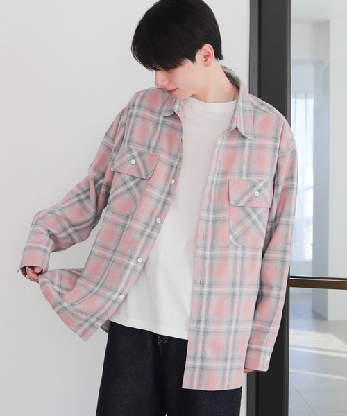 WEGO(ウィゴー)の「WEGO/【26年春新作】オンブレチェックシャツ(シャツ/ブラウス・メンズ・その他5/その他2/その他4/その他1/その他6/その他3・MEDIUM/LARGE/SMALL)」の13枚目の写真