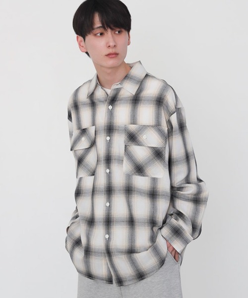 WEGO(ウィゴー)の「WEGO/【26年春新作】オンブレチェックシャツ(シャツ/ブラウス・メンズ・その他5/その他2/その他4/その他1/その他6/その他3・MEDIUM/LARGE/SMALL)」の12枚目の写真