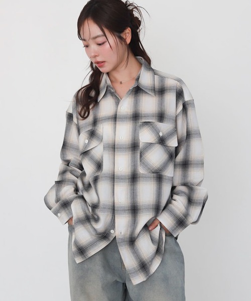 WEGO(ウィゴー)の「WEGO/【26年春新作】オンブレチェックシャツ(シャツ/ブラウス・メンズ・その他5/その他2/その他4/その他1/その他6/その他3・MEDIUM/LARGE/SMALL)」の10枚目の写真