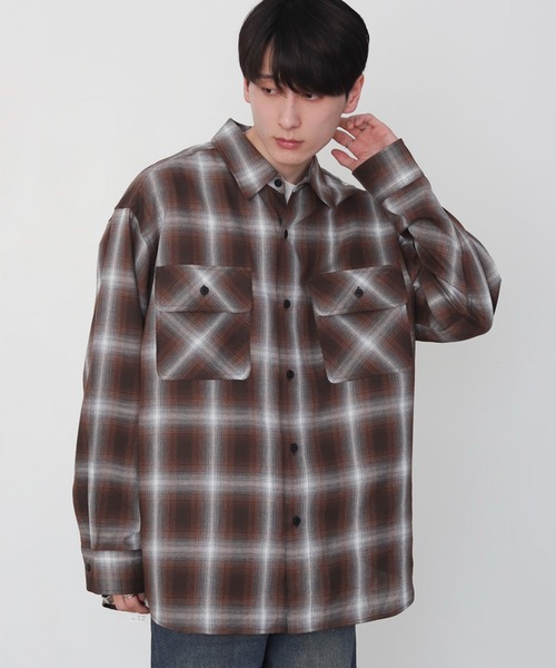 WEGO(ウィゴー)の「WEGO/【26年春新作】オンブレチェックシャツ(シャツ/ブラウス・メンズ・その他5/その他2/その他4/その他1/その他6/その他3・MEDIUM/LARGE/SMALL)」の15枚目の写真
