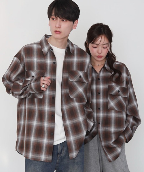 WEGO(ウィゴー)の「WEGO/【26年春新作】オンブレチェックシャツ(シャツ/ブラウス・メンズ・その他5/その他2/その他4/その他1/その他6/その他3・MEDIUM/LARGE/SMALL)」の14枚目の写真