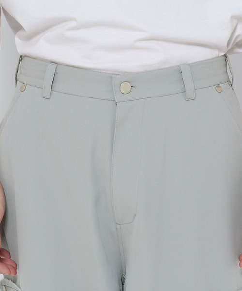 HARE(ハレ)の「ダブルニーワイドパンツ(HARE)(その他パンツ・メンズ・ブラック/ライトグレー・MEDIUM/SMALL)」の15枚目の写真