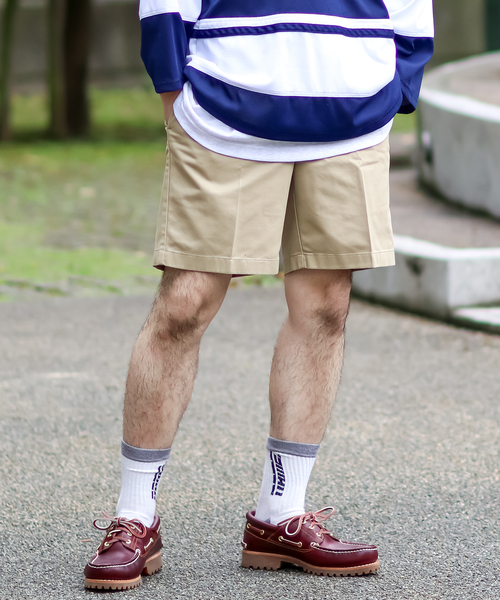 L.L.Bean(エルエルビーン)の「【L.L Bean/エルエルビーン】 Double L Chinos Shorts(チノパンツ・メンズ・ベージュ/ネイビー・MEDIUM/LARGE)」の1枚目の写真