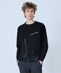5351 POUR LES HOMMES | 【ライダース】長袖 スウェットTシャツ(Tシャツ/カットソー)