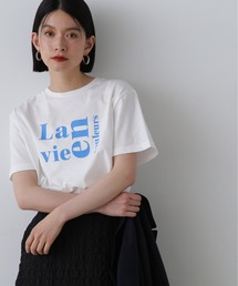 N.（N. Natural Beauty Basic） | ◆【La vie en couleurs】ロゴプリントTシャツ(Tシャツ/カットソー)