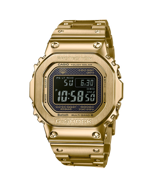 G-SHOCK(ジーショック)の「フルメタル / スマートフォンリンク&電波ソーラー / GMW-B5000GD-9JF(デジタル腕時計・メンズ・ゴールド・FREE)」の1枚目の写真