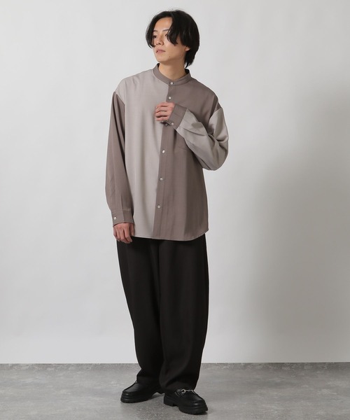 【セットアップ可】ツイルバレルレッグパンツ/284452の7枚目の写真