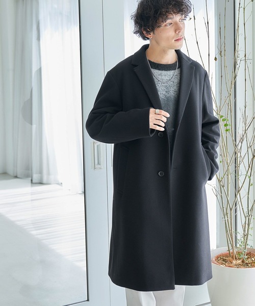 Loose chester long coat【WOOLLYTEC/ウーリーテック】ルーズチェスターコートの6枚目の写真