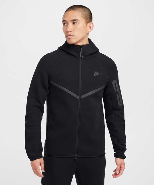 NIKE(ナイキ)の「《セットアップ対応商品》ナイキ テック メンズ フルジップ ウィンドランナー パーカー / Nike Tech Men's Full-Zip Windrunner Hoodie HV0950-010 Black(パーカー・メンズ・ブラック・S/2XL/L/M/XL)」の2枚目の写真