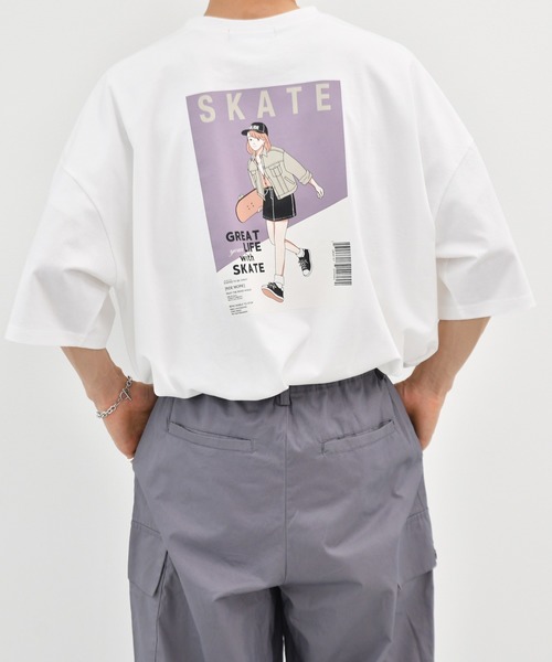 kutir(クティール)の「レトロマガジンアソートTシャツ(Tシャツ/カットソー・メンズ・ダークブラウン/ライトブルー/ホワイト/オフホワイト/ライトグリーン/その他/グリーン/ライトホワイト/ダークブルー/ホワイト系その他・MEDIUM/SMALL/LARGE)」の4枚目の写真