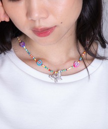 WEGO | WEGO/ハートバタフライビーズネックレス(ネックレス)