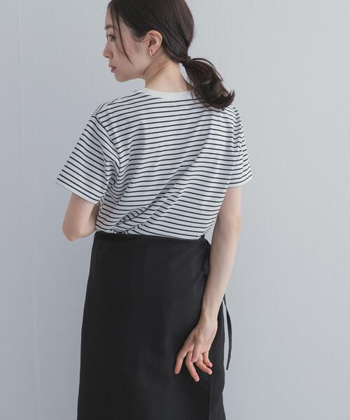 URBAN RESEARCH DOORS(アーバンリサーチドアーズ)の「『UR TECH』汗染み防止ベーシックTシャツ(Tシャツ/カットソー・レディース・ブラウン/チャコールグレー/ホワイト系その他/オフホワイト・FREE)」の18枚目の写真