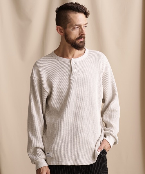 Schott/ショット/THERMAL PIGMENT O/D HENRY NECK T-SHIRT/サーマル ピグメントオーバーダイ ヘンリーTシャツの3枚目の写真