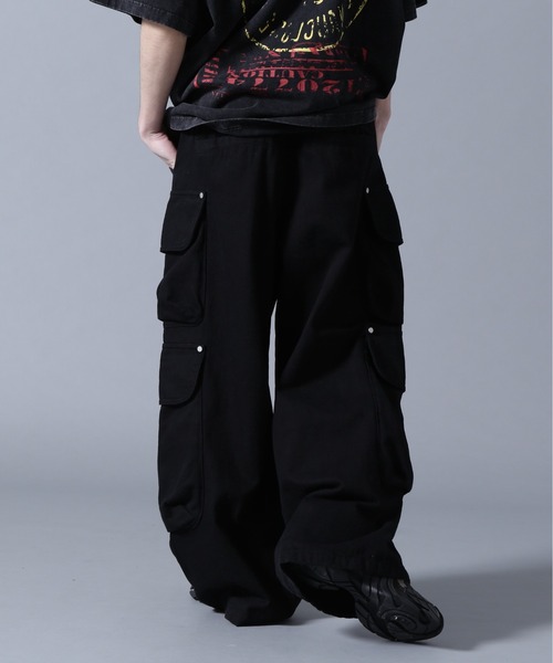 DANKE SCHON(ダンケシェーン)の「DankeSchon/ダンケシェーン/10oz KATURAGI W-CARGO PANTS(カーゴパンツ・メンズ・ブラック/グレー/ホワイト・M/L/S)」の11枚目の写真