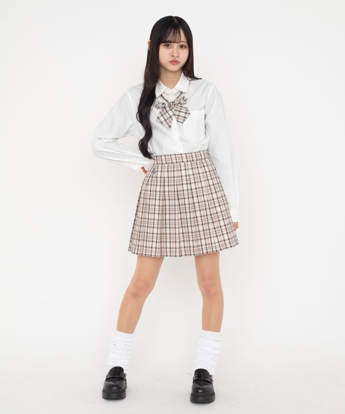 WEGO(ウィゴー)の「WEGO/スクールプリーツスカート(スカート・レディース・レッド系その他2/ベージュ系その他2/ホワイト系その他3/グレー系その他3/その他1/ブルー系その他2/ブラック/ブラック系その他2/その他2/その他5/その他3/その他4/ネイビー/レッド系その他3/ブラック系その他3・LARGE/SMALL/MEDIUM)」の19枚目の写真