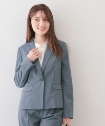 index | 【接触冷感/吸水速乾】ストレッチテーラードジャケット/セットアップ対応可《イージーアイロン/洗濯機OK/XS~3L》(テーラードジャケット)