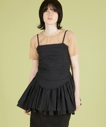 【crinkle crinkle crinkle】corset cami/コルセットキャミ