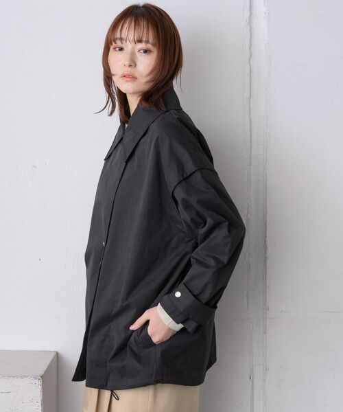 RETRO GIRL(レトロガール)の「2wayミリタリーJK(トレンチコート・レディース・オフホワイト/ブラック・FREE)」の21枚目の写真