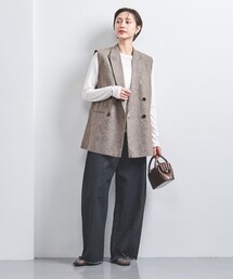 SACRA | ＜SACRA＞シャンブレー ジレ(ベスト)