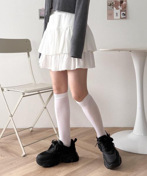 WEGO(ウィゴー)の「WEGO/リボンデザイン厚底スニーカー(スニーカー・レディース・ブラック/ホワイト・MEDIUM/SMALL/LARGE)」の17枚目の写真
