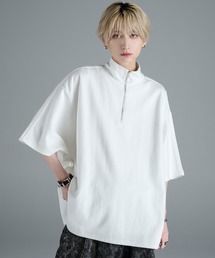 ADRER | extra quality cotton punch dolman half ring zip T/エクストラクオリティコットンポンチドルマンハーフリングジップT (Tシャツ/カットソー)