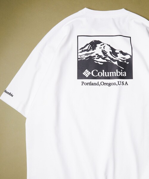 WEB限定 Columbia/コロンビア インペリアルパーク バックプリントTシャツ/ビッグシルエット/PM0270の2枚目の写真