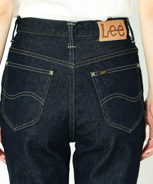 Lee(リー)の「Lee/リー【STANDARD WARDROBE】スリムデニムパンツ / ハイウエスト / 綿100%本格こなれジーンズ(デニムパンツ・レディース・ワンウォッシュ・XX-SMALL/X-SMALL/SMALL/MEDIUM)」の20枚目の写真