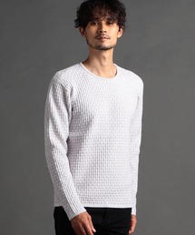 NICOLE CLUB FOR MEN | 【24モデルEC限定再販売】リンクスバスケットクルーネックニット(ニット/セーター)