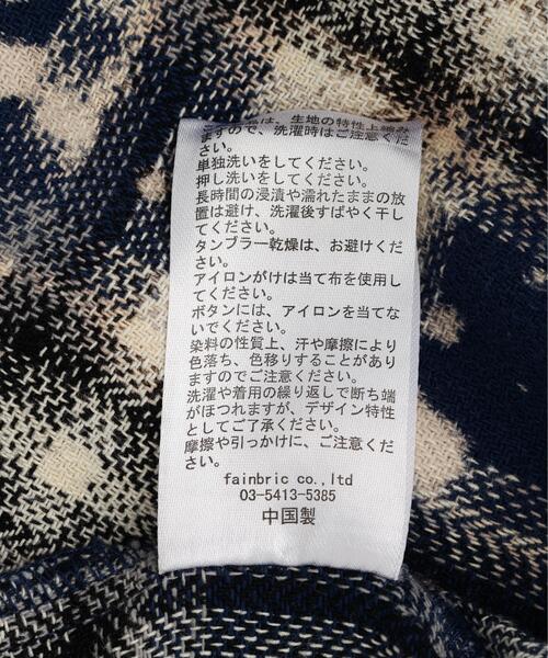 WHITELAND(ホワイトランド)の「WHITELAND/ホワイトランド/BLEACH CHECK SHIRTS(シャツ/ブラウス・メンズ・ネイビー/ブラック/レッド・F)」の17枚目の写真